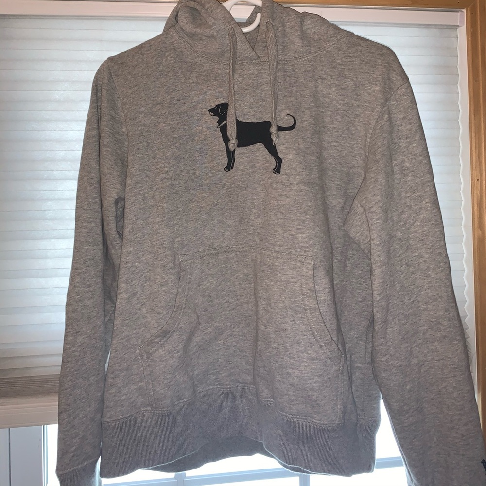 Women’s black dog hoodie